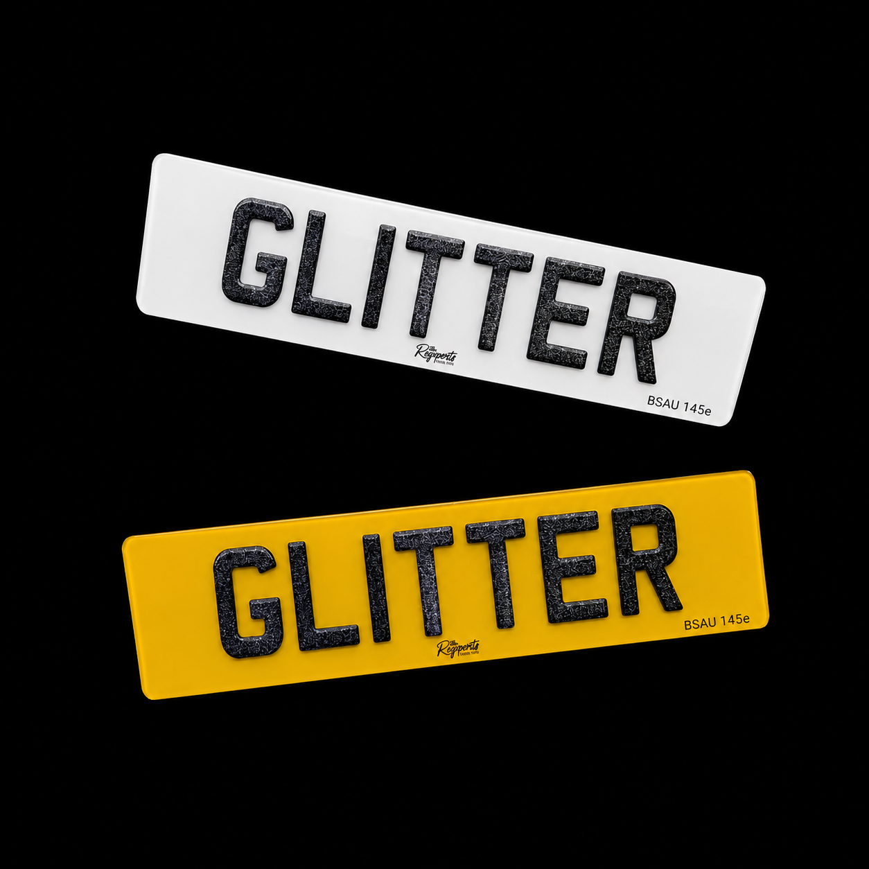 3D Gel Glitter Plate