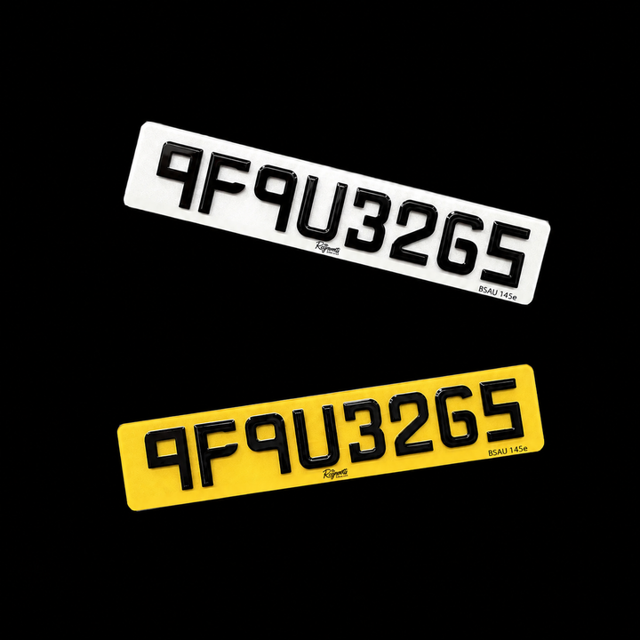 Custom Altered Letters Plate