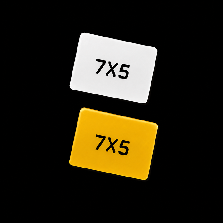 Bike Plate 7x5