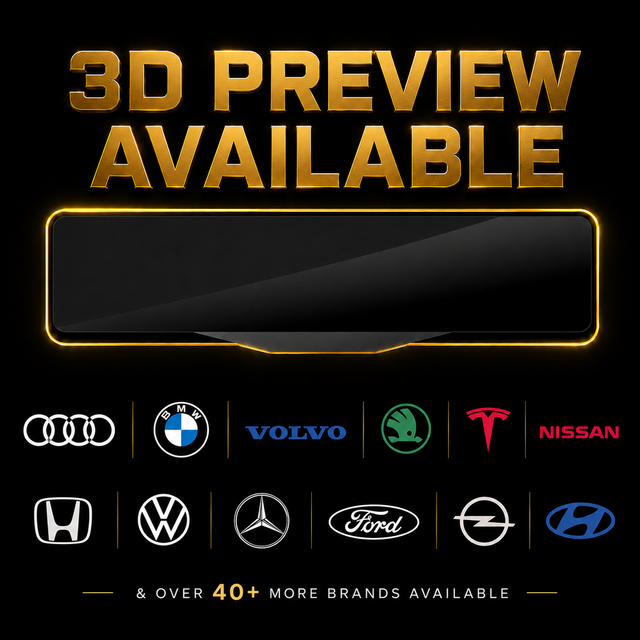 4D Luxury Plate Holder