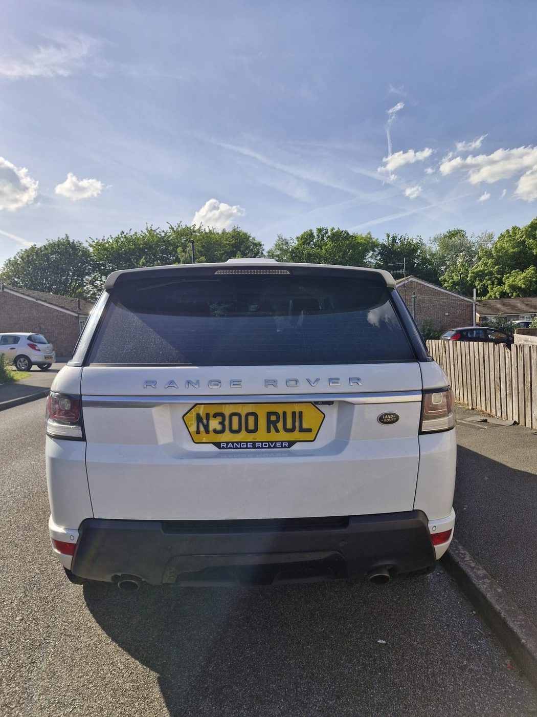 RegXperts plate fitted to a customer car
