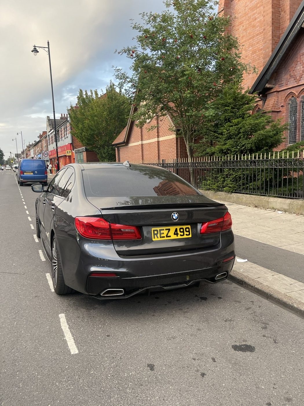 RegXperts plate fitted to a customer car